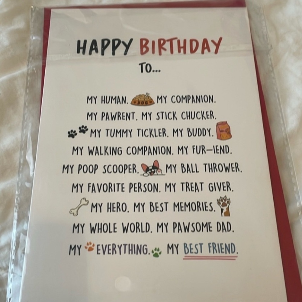 $1 when bundled Birthday card from‎ pet